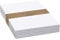 The Worcestershire Stationery Company A5 plain note pad, pack of 5 (Plain), Zero plastic packaging, FSC paper