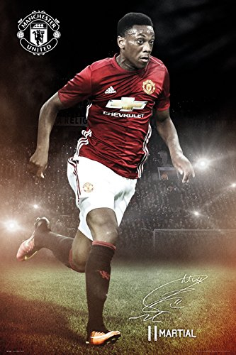GB Eye Manchester United Martial Maxi Poster, Mehrfarbig, 61 x 91,5 cm