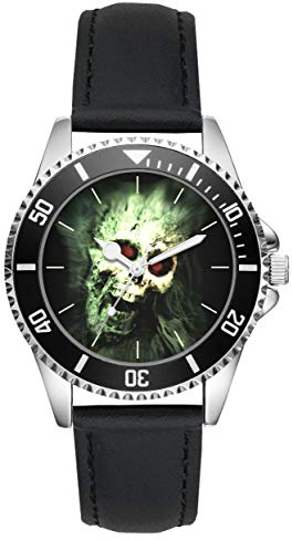 KIESENBERG Skull Totenkopf Geschenk Artikel Idee Fan Uhr L-20558