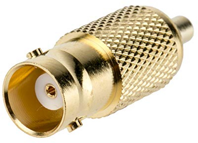 S.R HF-Stecker, SMB-Stecker auf BNC-Buchse, gerade, 50O, 4 GHz