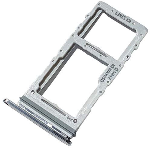 Porta Scheda Dual SIM e Carrello SD per Samsung Galaxy S20, Galaxy S20 5G, Parte di Ricambio Originale, Grigio