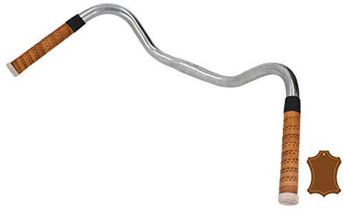 Gusti Echtleder Lenkerband Fahrrad - Fausto C. 80 cm Griffband Griff Bartape Fahrradzubehör Rennrad Korken Haselnuss