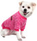 HuaLiSiJi Hundepullover Kleine Hunde Chihuahua Pullover Hunde Hoodie Hunde Strickpullover, Elastizität Warm und Leicht, Mit Einer Weichen Textur, Leicht zu Tragen (Rose Red,S)