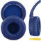 Geekria Cuscinetti auricolari di ricambio QuickFit in similpelle compatibili con cuffie JBL JR300, JR300BT, T450BT, T500BT, Tune 500, Tune 500BT, Tune 510BT, Tune 520, colore blu