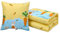 Blanket and Pillow in one, Fluffy Soft travel Pillow Convertible to travel Blanket 150x 190cm After Shrinkage 50 x 50 cm (40cm)
