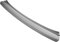 Aroba AR6487 Ladekantenschutz kompatibel mit Volkswagen Sharan ab BJ. 9.2010-6.2020 Stoßstangenschutz passgenau mit Abkantung ABS Silber