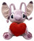 CARTOON Peluche para niños Disney muñeco con sonido (30 cm, ángel con corazón)