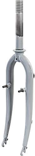 ZÜNDAPP Green 2.7 Fahrradgabel 26 Zoll Starrgabel Gabel Fahrrad für Citybike E Bike 1 1/8 (Silber)