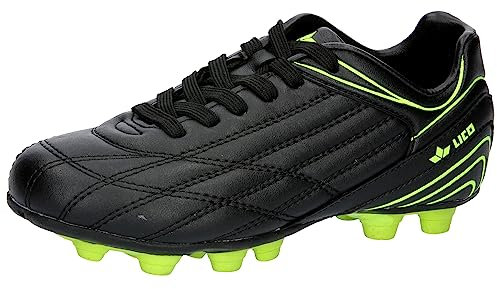 Lico Herren Soccer Champ Fußballschuh, schwarz/Lemon, 44 EU