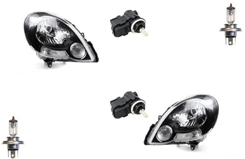 Johns, Scheinwerfer passend für Renault Kangoo FW0 KW0 08-13 + Set Li Re mit Stellmotor