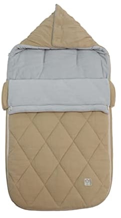 KAISER 65784391 ANNY Sommer Fußsack, Perfekt für warme Tage geeignet, 6-36 Monate, Fb. latté