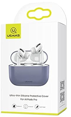 USAMS Apple AirPods Pro Cover Lila Schutzhülle Tasche Case Etui