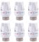 6 Pcs Thermostatic Radiator Valve, M30 x 1.5 Radiator Valve Replacement Head, Thermostatic Radiator Head, Standard Thermostat Head Radiator for Home and Office, for All Manufacturers, White