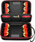 Target Darttasche -12 Pcs Aufbewahrungsorganizer für Stahlspitze und Soft Tip Darts - Dart Case mit 12 Compartments für Dart Tipps, Schäfte, Flüge und weiteres Dart Zubehör (nur Box) - Schwarz
