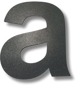 KTC-HOME - PREMIUM Hausnummer Eisenglimmer inkl. Montagematerial - Pulverbeschichtet - Arial - 20CM - DB 703 - Rostfrei & Wetterfestes Hausnummernschild - versch. Farben