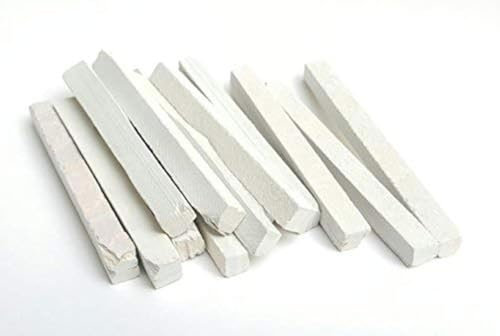 Export Quality - Matite in ardesia naturale naturale, calcare naturale, gesso in ardesia commestibile, matite in ardesia bianca, matita in ardesia naturale, confezione da 20 pezzi