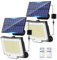 SIGRILL Solarlampen für Außen mit Bewegungsmelder, 318LED Solarleuchte Aussen mit 3 Modi, 5M Kabel, Solar Strahler IP65 Wasserdichte Solar Wandleuchte, Superhelle Solarleuchte für Außen, Garage