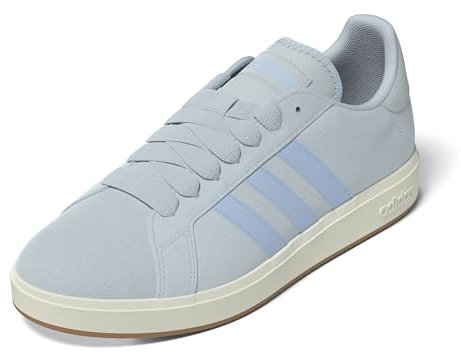 adidas Women's Grand Court Base 00s Shoes, Halo Blue/Glow Blue/Chalk White, 6 UK