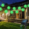 totpuc 50LED Solar Lights with 8 Modes, 7M/24Ft Solar Fairy Lights, Garden Lights Waterproof for Pavilion, Roof, Window, Floor, Ceiling Decoration (Green)