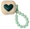 Lovely Cute Green Heart Pattern Protective Cover Accessories Case for Honor Earbuds X5