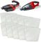 beaufan 10 bolsas de filtro compatibles con Einhell Power X-Change TE-VC 18 Li-Solo & TE-HV 18/06 Li-Solo Aspiradora de mano inalámbrica