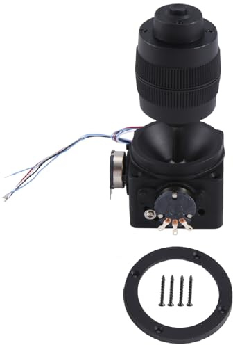 Asyduey 4-Achsen-Joystick-Potentiometer-Taste für -D400A-R2 5K 4D-Controller mit Kabel für Industrielle, Einfache Bedienung