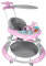 Marcheurs pour Bébés Réglables en Hauteur - Trotteur pour Bébé Pliable Multifonction - 6 mois et plus -Rose