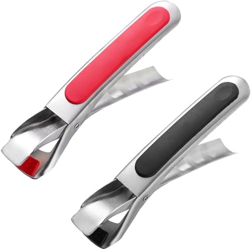 WUBAYI Lot de 2 pinces résistantes à la chaleur – Pinces pour plats chauds avec mâchoires en silicone antidérapantes, pinces résistantes à la chaleur pour rôtir, bols et poêles à micro-ondes