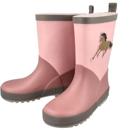 maximo Gummistiefel Pferd,Applikation Reflekt 3M, Jerseyfutter