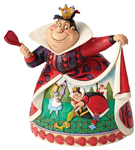 Enesco 4051993 Alice nel Paese delle Meraviglie Regina di Cuore, PVC, Multicolore, 12x16x18 cm