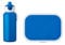 Mepal - Lunch-Set Campus - Lunch-Set für Kinder mit Pop-up Trinkflasche & Lunch Box - Lunch-Set für die Schule oder unterwegs - Spülmaschinenfest & BPA-frei - 400 ml + 750 ml - Blue