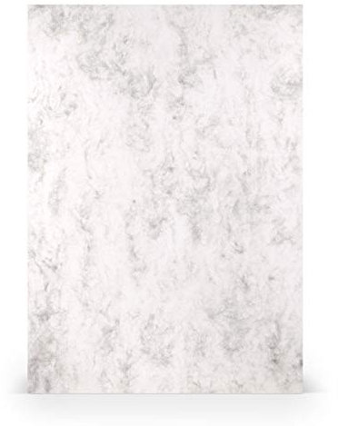 PAPERADO 25x Briefpapier DIN A4 - Grau Marmora Grau Marmor Weiß 100 g/m² - Papierbögen in 29,7 x 21 cm zum Basteln & Drucken