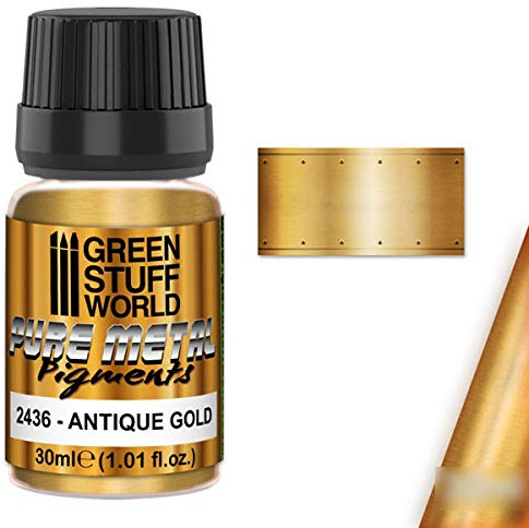 Green Stuff World Pure Metal Pigments Antique Gold 30ml