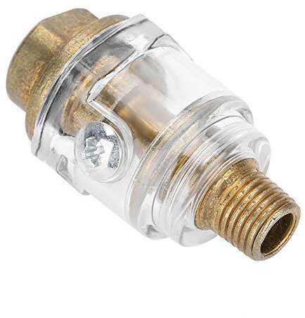Lubricador de aceite, 1/4 BSP Mini herramienta neumática en línea Lubricador de aceite Tubo del compresor de aceite Lubricación automática