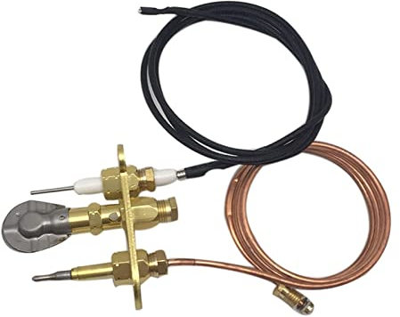 Cfty Heizungsteile Verflüssigte Gas M8 * 1 Thermoelement 900mm DREI Feuer Lange offene Flammenkomponenten Gasheizung Feuerstelle Ersatzteile