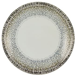 Lot de 6 assiettes plates en grès D27cm (20)