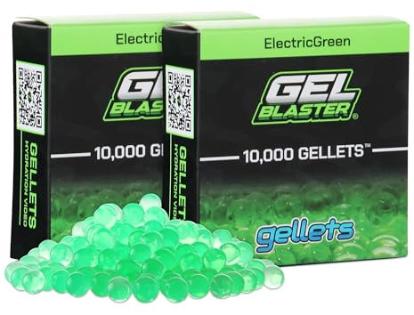 Gel Blaster 20.000 Gellets Nachfüllmunition - Grün, Hergestellt für Gel Blaster - Ungiftige, wasserbasierte Gelkugeln - für Personen ab 14 Jahren