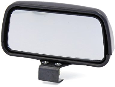 Ruilogod Schwarz-Auto-Stick-on Weitwinkel Convex Blind Spot Spiegel
