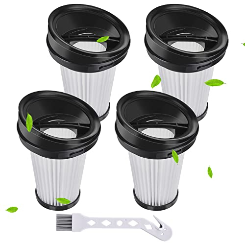 Rebirthcare VCH9632 - Filtros para Grundig VCH9629 VCH9630 VCH9631 VCH9632 VCH9832 VCH9829 Filtro de aspiradora de mano para filtro Hepa de repuesto de repuesto (4 unidades)