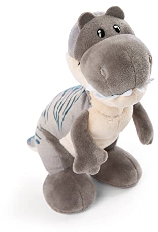 NICI Kuscheltier Dino Tony-Rex 17 cm – Stofftier aus weichem Plüsch, niedliches Plüschtier zum Kuscheln und Spielen, für Kinder & Erwachsene, 48807, tolle Geschenkidee, grau