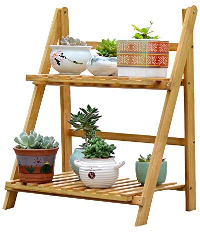 Flower Stand Multilayer Folding Balcony Bay Window Soil Bonsai Frame Succulent Plant Stand