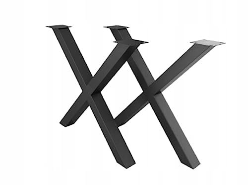 Design Möbel Tischbeine im LOFT-Stil Tischgestell Metall Tischbeine Metall Schwarz Tischbeine schwarz Tischbeine Tischgestell Tischbein Tischfüße
