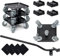 Furniture Lifter, Furniture Dolly Wheels, Furniture Movers for Heavy Items, Furniture Mover with 5 * 360°Rotating Rubber Universal Wheels for Moving Pads Furniture Movers Sliders 3086 LBS