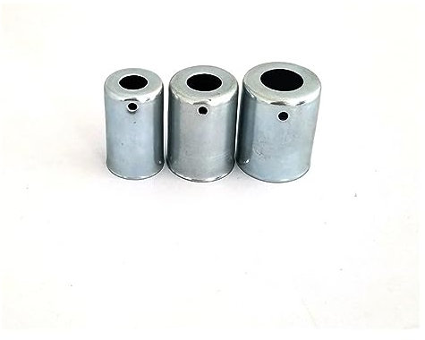 Qiong store 12 pz/lotto, 6# 8# 10 Assortimento di raccordi for boccole a crimpare in acciaio metallico A/C compatibile con ghiere for crimpatura for tubi idraulici a barriera standard