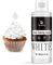Lebensmittelfarbe - 160ml Flüssige Konzentrierte Lebensmittel Farben für Kuchen Dekoration, Backen, Kekse, Macaron - Zuckerfrei Food Coloring für Getränken, Tortendeko, DIY Slime, Osterei (Weiß)