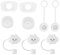9pcs Spill Proof Stopper for Stanley, 6 Straw Cup Silicone Stoppers with 3 Cloud Stopper, Straw Covers for Dust-Proof, Reusable Stanley Cup Accessories for 40oz/30oz