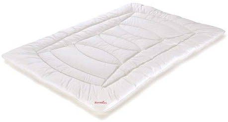 PARADIES Bettdecke 135x200 cm Nima Bio leicht warm - Übergangsdecke, Öko-Tex 100 Klasse 1, Steppdecke