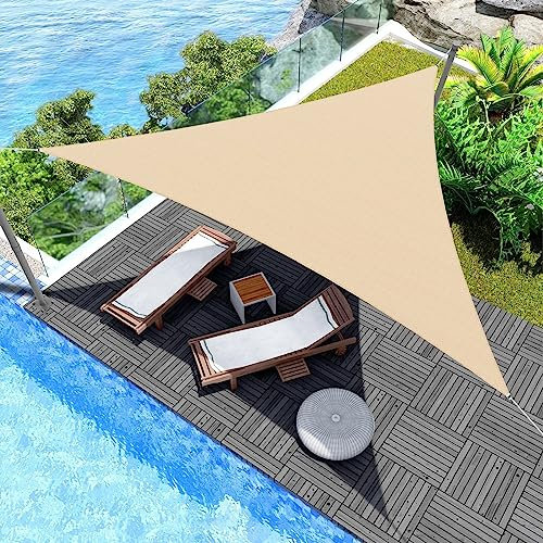 Terrasse auvent terrasse auvent Piscine auvent terrasse Balcon étanche Parasol Voile Balcon auvent Appartement Balcon auvent (Accessoires Inclus)(Color:Beige,Size:2x2x2m)