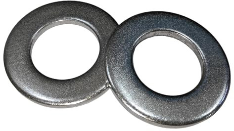 Lot de 2 rondelles plates M39 en acier inoxydable 304, 39 mm ID, 70 mm OD, 6 mm d'épaisseur, finition unie, pour boulon et vis