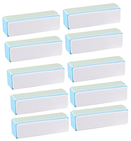 SHERCHPRY 10stücke Teiliges Nagelpuffer Schleifschwamm Für Nagelfeilen Polierblöcke Zur Nail Art Holz Metall-politur Langlebig Für Professionelle Und Private Maniküre